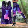 Purple fox legging + hollow tank combo HAC020402-Apparel-HG-S-S-Vibe Cosy™