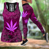 Hippie Pink Combo Tank + Legging Limited by SUN HAC090401-Apparel-SUN-S-S-Vibe Cosy™