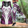 Beautiful Horse Combo Tank + Legging - Pink Pi300303A-Apparel-TA-S-S-Vibe Cosy™