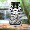 White Tiger Mom And Son Combo Outfit MH2108201-TQH