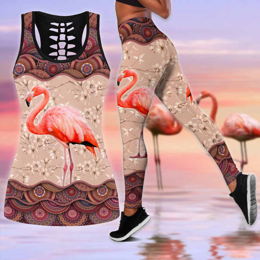 Vintage Flamingo Combo Tank + Legging TR0409201