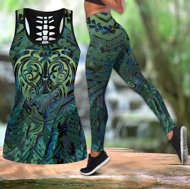 Aotearoa Maori New zealand tank top & leggings outfit for women-Apparel-PL8386-S-S-Vibe Cosy™