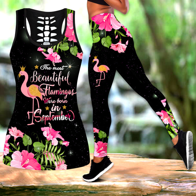 The Most Beautiful Flamingos Were Born In September Outfit For Women NTN08242003-MEI