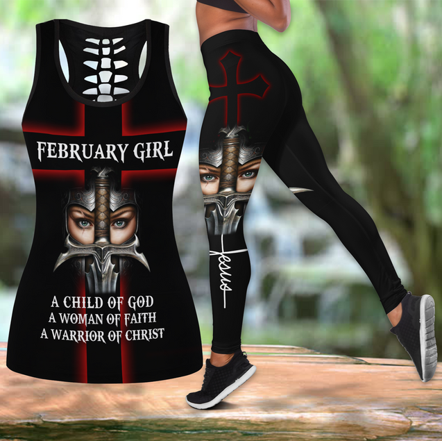 February Girl Combo Tank Top + Legging - A Child Of God JJ06062002S-Apparel-TA-S-S-Vibe Cosy™