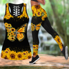 Beautiful Butterfly Faith Combo Legging + Tank Top Mockup leggings+Hollow out Tank Top JJW12092001