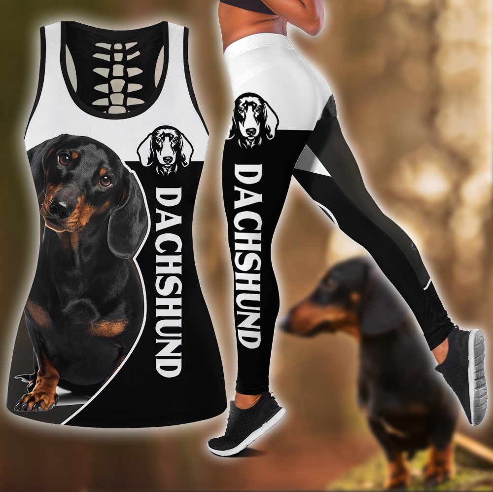 Dachshund Sport Combo Tank + Legging DL201810