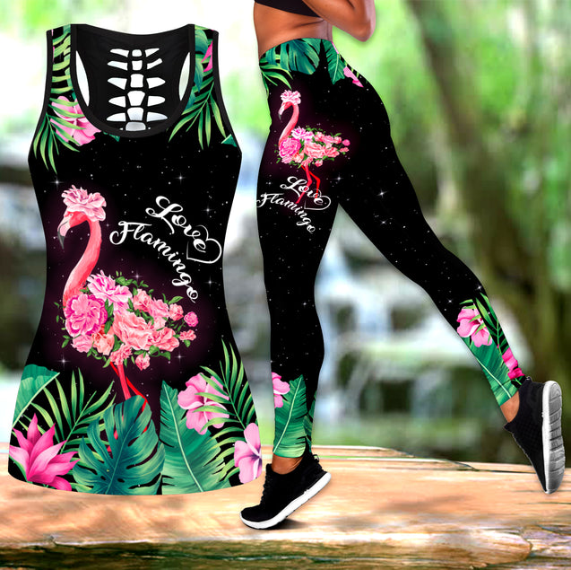 Flower Flamingo Combo Tank + Legging NTN09042004