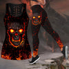 Skull Girl tanktop & legging outfit for women Pi060501 - Amaze Style™-Apparel