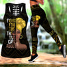 Feminism African Pattern Combo Tank + Legging NTN08242005