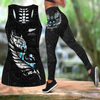 New zealand paua fern wing manaia tank top & leggings outfit for women-Apparel-PL8386-S-S-Vibe Cosy™