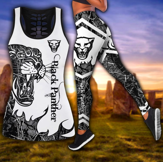 Black Panther Tattoo Combo Tank + Legging AM082072