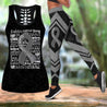 Brain cancer survivor ribbon legging + hollow tank combo HAC120503s2-Apparel-HG-S-S-Vibe Cosy™