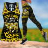 Just a Girl who loves Cows Combo Tank + Legging HHT10092028