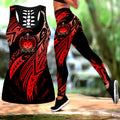 Amazing Samoa Polynesian 3D Tattoo Deluxe Legging & Tank top ML