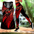 Amazing Tonga Polynesian Tattoo 3D Legging & Tank top ML