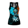 Amazing Eagle Warrior Polynesian Tattoo Legging & Tank top ML