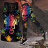 Love Skull 3D all over printed tanktop & legging outfit for women QB06112001-Apparel-PL8386-S-S-Vibe Cosy™