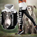 Pitbull Combo Hoodie And Legging Outfit For Women