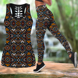 African Pattern Legging & Tank top MH230620-ML-Apparel-ML-S-S-Vibe Cosy™