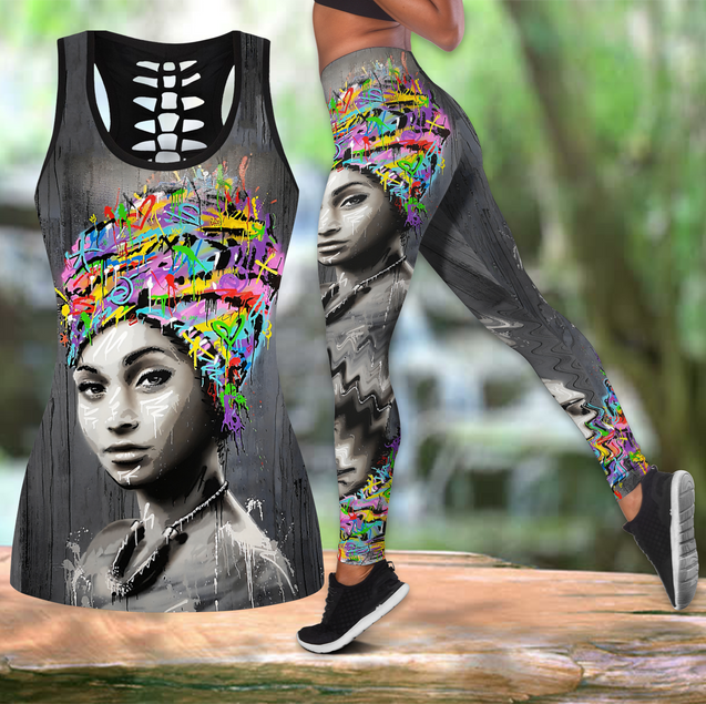 African Girl Legging & Tank top-ML-Apparel-ML-S-S-Vibe Cosy™