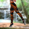 Orange butterfly legging + hollow tank combo HAC160401-Apparel-HG-S-No tank-Vibe Cosy™