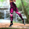 Breast cancer warrior ribbon legging + hollow tank combo HAC270404-Apparel-HG-S-No tank-Vibe Cosy™