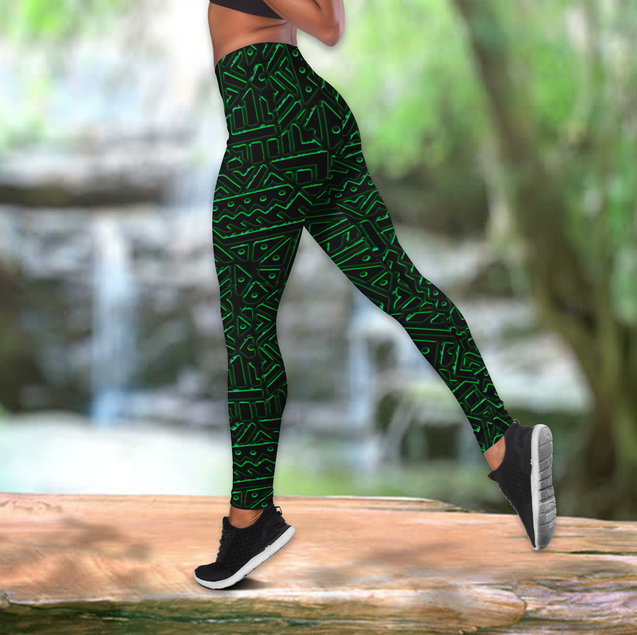 New zealand lion maori reggae tank top & leggings outfit for women-Apparel-PL8386-S-S-Vibe Cosy™