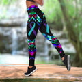 Suicide prevention ribbon legging + hollow tank combo HAC090501-Apparel-HG-S-S-Vibe Cosy™