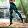 Blue butterfly legging + hollow tank combo HAC150401-Apparel-HG-S-No tank-Vibe Cosy™