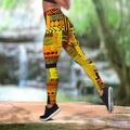 African Girl Dance Pattern Legging & Tank top-ML
