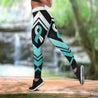 Cervical cancer survivor ribbon legging + hollow tank combo HAC120501-Apparel-HG-S-No tank-Vibe Cosy™