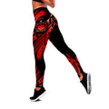 Amazing Samoa Polynesian 3D Tattoo Deluxe Legging & Tank top ML