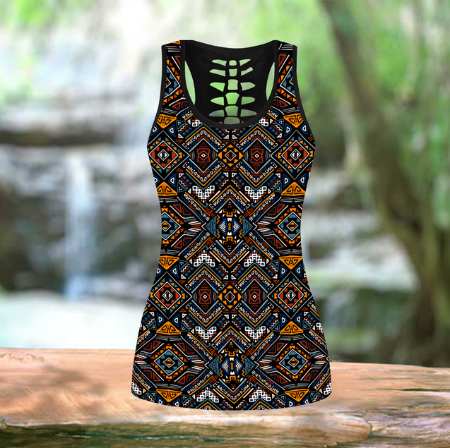 African Pattern Legging & Tank top MH230620-ML-Apparel-ML-No Legging-S-Vibe Cosy™