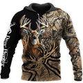 Camo Caribou Deer Hunting Hoodie T-Shirt Sweatshirt NM-Apparel-NM-Hoodie-S-Vibe Cosy™