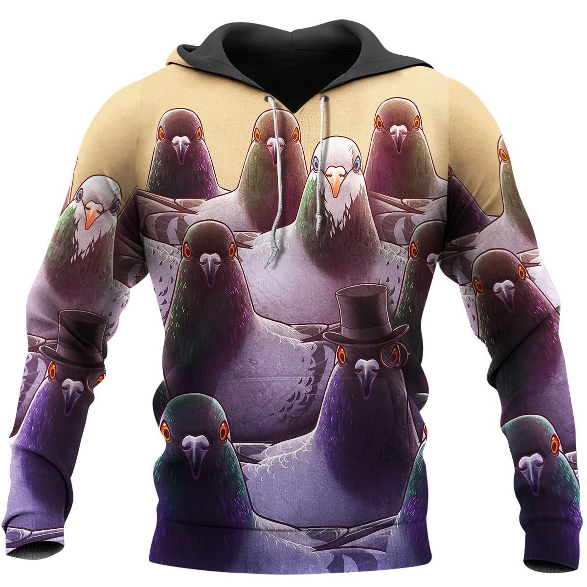 Beautiful Pigeon 3D All Over Printed Shirts TT13012008-Apparel-TT-Hoodie-S-Vibe Cosy™