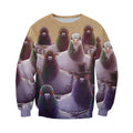 Beautiful Pigeon 3D All Over Printed Shirts TT13012008-Apparel-TT-Sweat Shirt-S-Vibe Cosy™