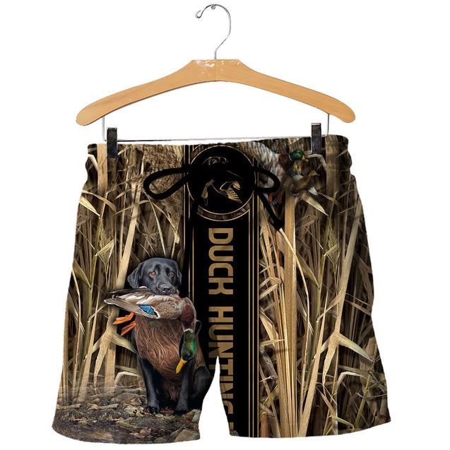 Mallard Duck Hunting 3D All Over Printed Shirts for Men and Women TT13012002-Apparel-TT-Shorts-S-Vibe Cosy™