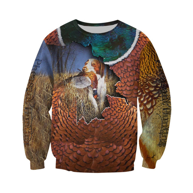 Pheasant hunting 3D Printed shirts TT070102-Apparel-TT-Sweatshirts-S-Vibe Cosy™