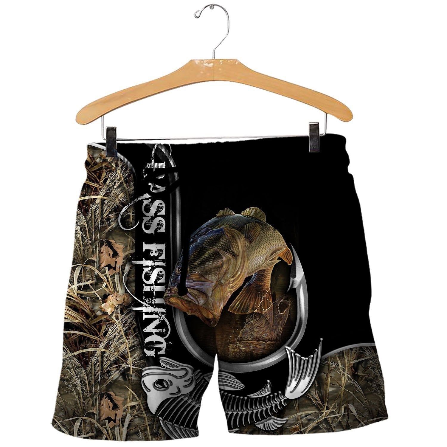 Bass Fishing 3D All Over Printed Shirts for Men and Women TT0064-Apparel-TT-Shorts-S-Vibe Cosy™