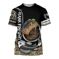 Bass Fishing 3D All Over Printed Shirts for Men and Women TT0064-Apparel-TT-T-Shirt-S-Vibe Cosy™