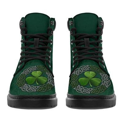 Irish Saint Patrick's Day Shamrock All Season Boots NM030306-Apparel-NM-US5 (EU38)-MEN'S ALL SEASON BOOT-Vibe Cosy™