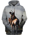 3D All Over Print Horse Hoodie NM120802-Apparel-NM-Hoodie-S-Vibe Cosy™