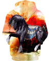 3D All Over Print Horse Hoodie NM120807-Apparel-NM-Hoodie-S-Vibe Cosy™