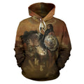 3D All Over Print Horse Hoodie NM120814-Apparel-NM-Hoodie-S-Vibe Cosy™