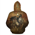 3D All Over Print Horse Hoodie NM120814-Apparel-NM-Hoodie-S-Vibe Cosy™