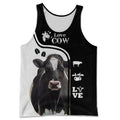 Dairy Cow Hoodie T-Shirt Sweatshirt for Men and Women NM121103-Apparel-NM-Men's tank top-S-Vibe Cosy™