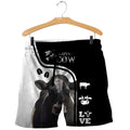Dairy Cow Hoodie T-Shirt Sweatshirt for Men and Women NM121103-Apparel-NM-Shorts-S-Vibe Cosy™