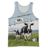 Dairy Cow Hoodie T-Shirt Sweatshirt for Men and Women NM121106-Apparel-NM-Men's tank top-S-Vibe Cosy™