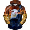 Baby Goat Hoodie T-Shirt Sweatshirt for Men and Women NM121113-Apparel-NM-Hoodie-S-Vibe Cosy™