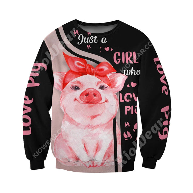 Lovely Pigs Hoodie T-Shirt Sweatshirt for Men and Women NM121115-Apparel-NM-Sweater-S-Vibe Cosy™